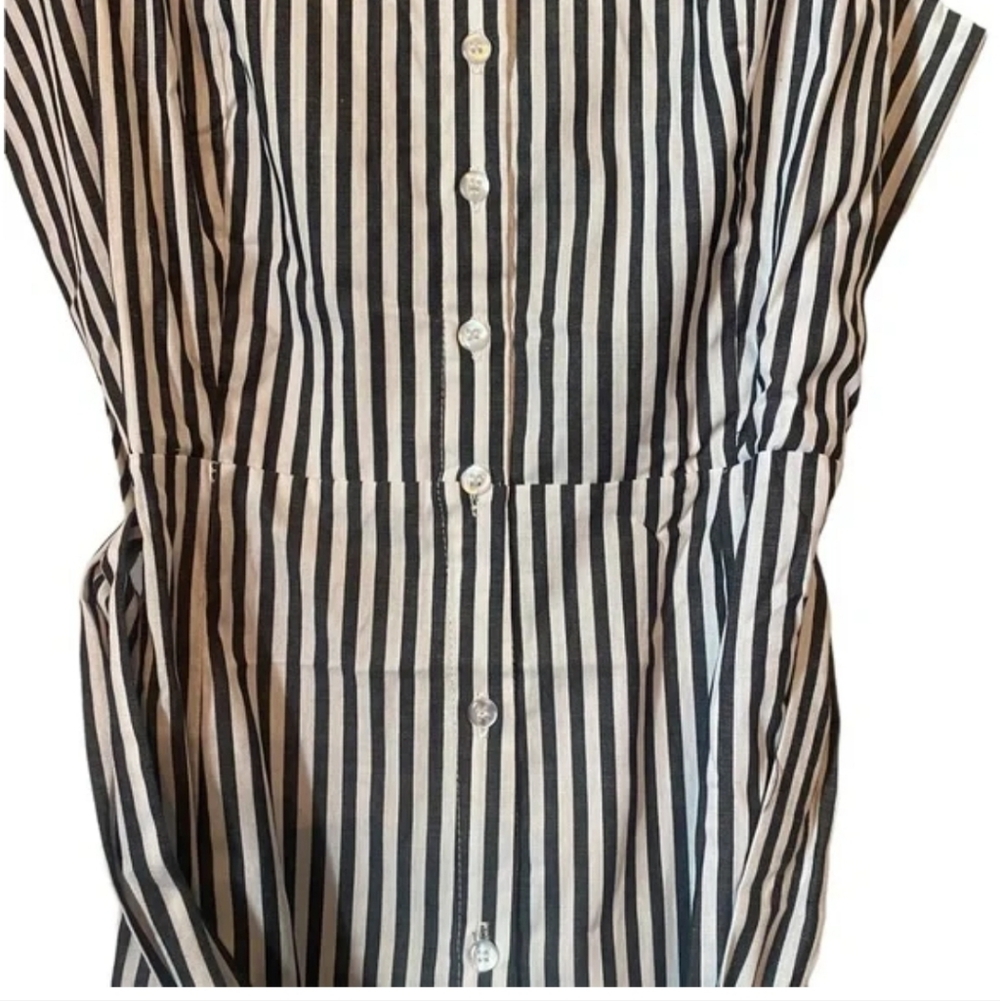 The Royal Standard Gray and white Allison Button Down Dress Size Small - Picture 4 of 6